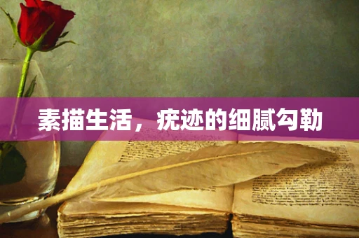 素描生活，疣迹的细腻勾勒