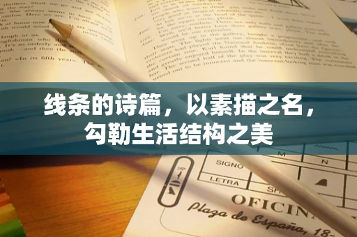 线条的诗篇，以素描之名，勾勒生活结构之美