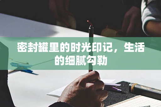 密封罐里的时光印记，生活的细腻勾勒