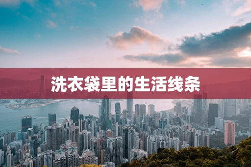洗衣袋里的生活线条