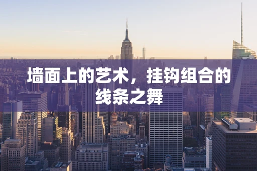 墙面上的艺术，挂钩组合的线条之舞