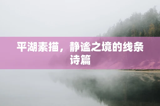 平湖素描，静谧之境的线条诗篇