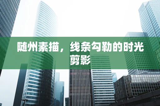 随州素描，线条勾勒的时光剪影