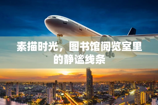 素描时光，图书馆阅览室里的静谧线条