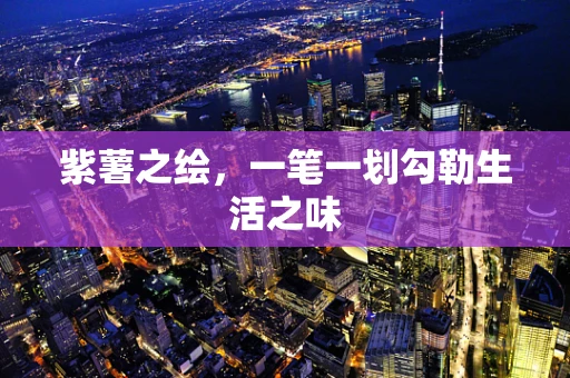 紫薯之绘，一笔一划勾勒生活之味