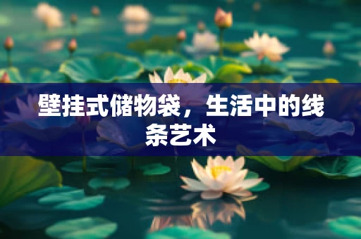 壁挂式储物袋，生活中的线条艺术