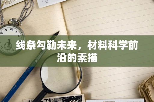 线条勾勒未来，材料科学前沿的素描