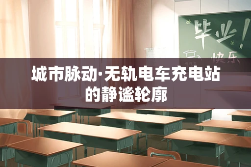 城市脉动·无轨电车充电站的静谧轮廓