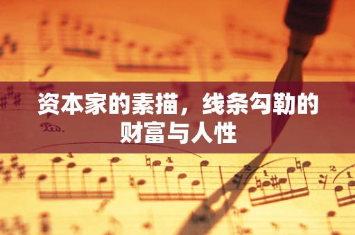 资本家的素描，线条勾勒的财富与人性