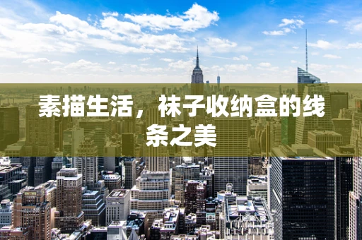 素描生活，袜子收纳盒的线条之美