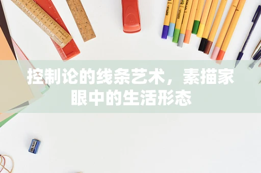 控制论的线条艺术，素描家眼中的生活形态