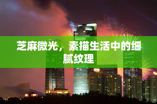 芝麻微光，素描生活中的细腻纹理