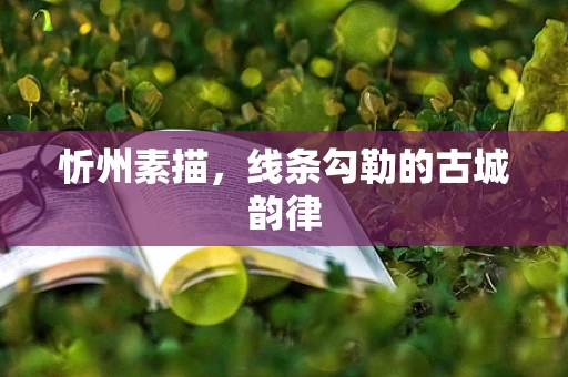 忻州素描，线条勾勒的古城韵律