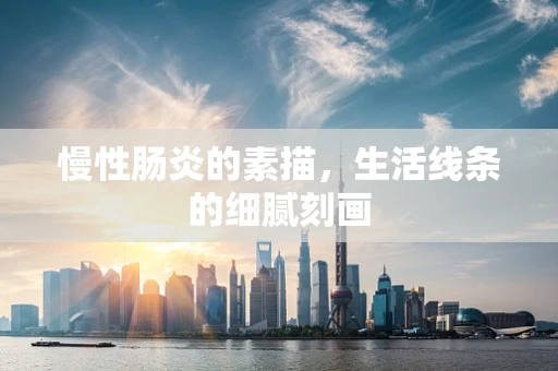 慢性肠炎的素描，生活线条的细腻刻画