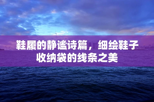 鞋履的静谧诗篇，细绘鞋子收纳袋的线条之美