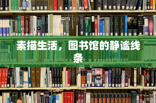 素描生活，图书馆的静谧线条