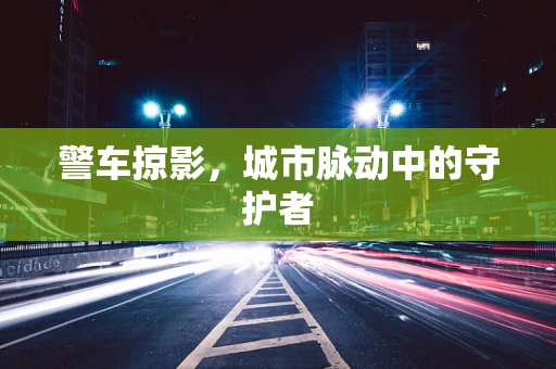 警车掠影，城市脉动中的守护者