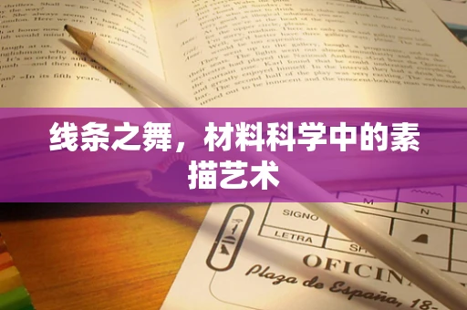 线条之舞，材料科学中的素描艺术