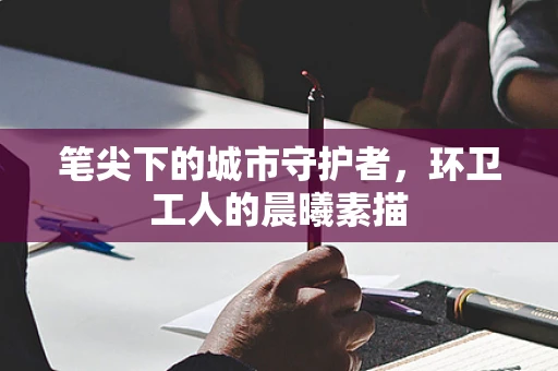 笔尖下的城市守护者，环卫工人的晨曦素描
