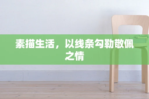 素描生活，以线条勾勒敬佩之情