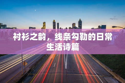 衬衫之韵，线条勾勒的日常生活诗篇