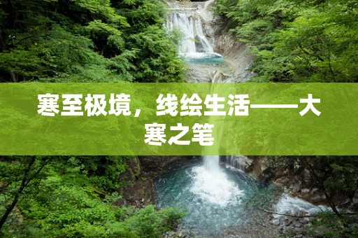 寒至极境，线绘生活——大寒之笔