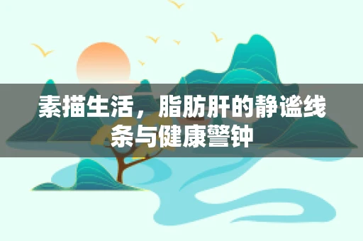 素描生活，脂肪肝的静谧线条与健康警钟