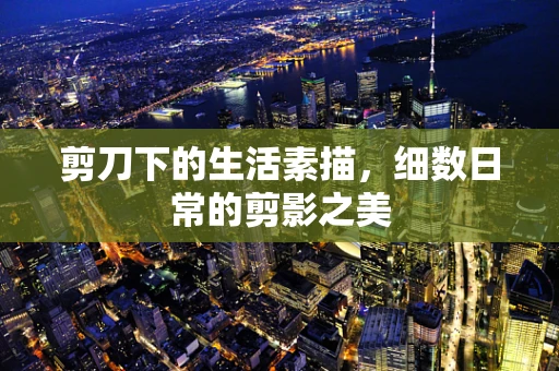 剪刀下的生活素描，细数日常的剪影之美