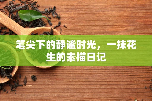 笔尖下的静谧时光，一抹花生的素描日记