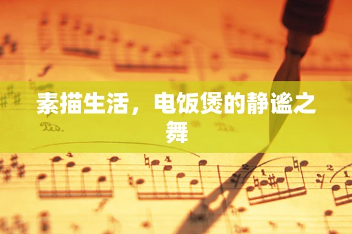 素描生活，电饭煲的静谧之舞