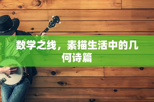 数学之线，素描生活中的几何诗篇