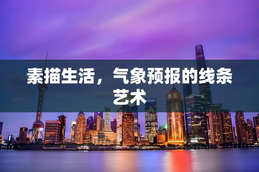 素描生活，气象预报的线条艺术