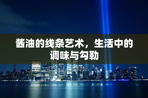 酱油的线条艺术，生活中的调味与勾勒