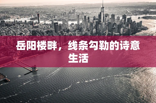 岳阳楼畔，线条勾勒的诗意生活