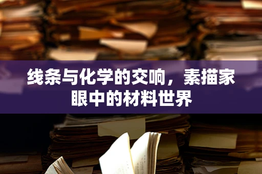 线条与化学的交响，素描家眼中的材料世界