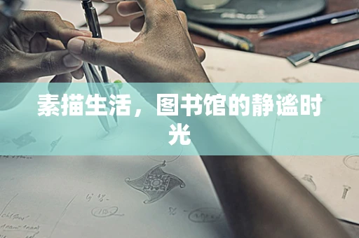 素描生活，图书馆的静谧时光