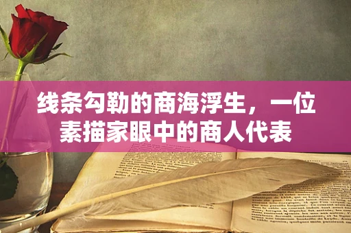 线条勾勒的商海浮生，一位素描家眼中的商人代表