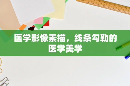 医学影像素描，线条勾勒的医学美学