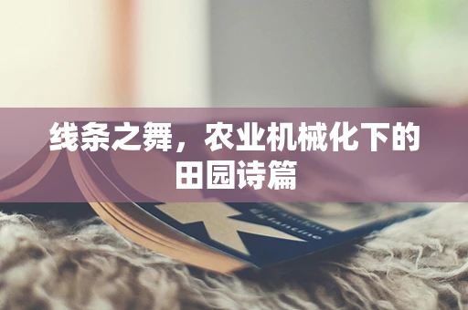 线条之舞，农业机械化下的田园诗篇