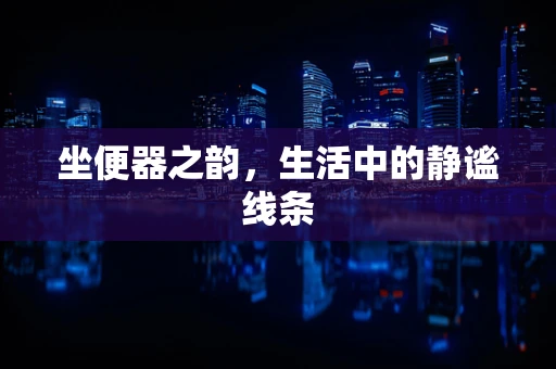 坐便器之韵，生活中的静谧线条