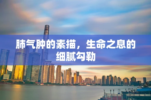 肺气肿的素描，生命之息的细腻勾勒