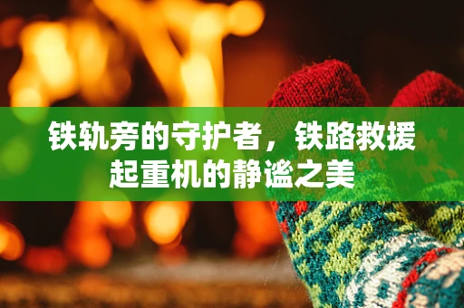 铁轨旁的守护者，铁路救援起重机的静谧之美
