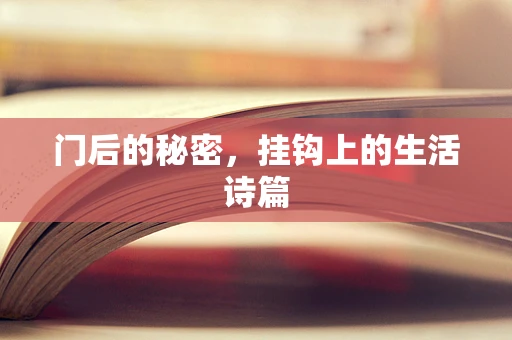 门后的秘密，挂钩上的生活诗篇