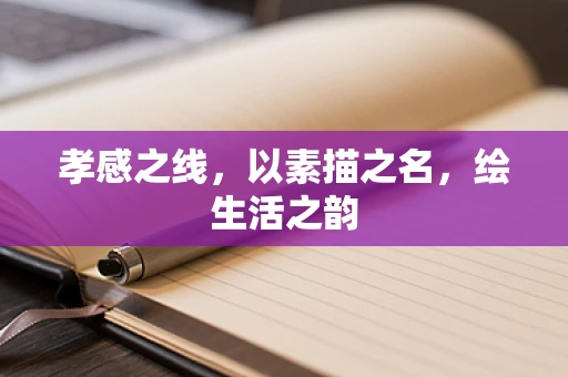 孝感之线，以素描之名，绘生活之韵