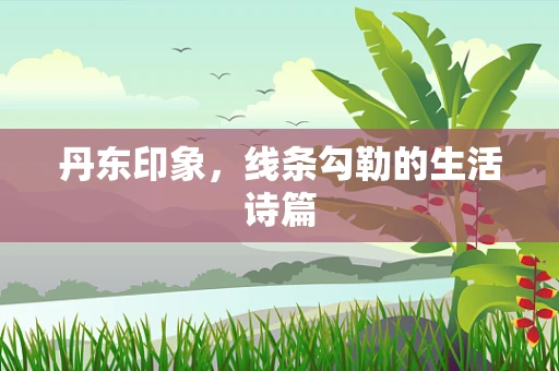 丹东印象，线条勾勒的生活诗篇