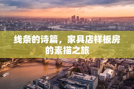 线条的诗篇，家具店样板房的素描之旅