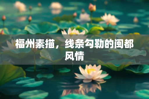 福州素描，线条勾勒的闽都风情