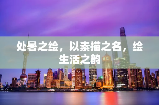 处暑之绘，以素描之名，绘生活之韵