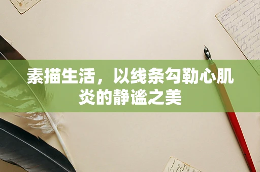 素描生活，以线条勾勒心肌炎的静谧之美
