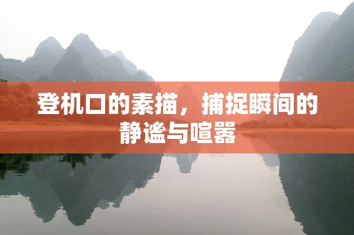 登机口的素描，捕捉瞬间的静谧与喧嚣
